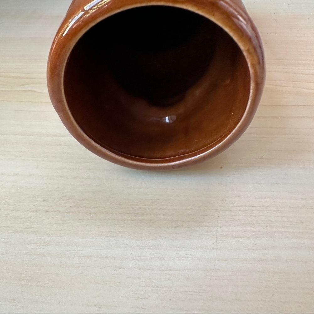 Vintage brown ceramic TIKI mug DW114 Hawaiian tropical - Picture 8 of 11